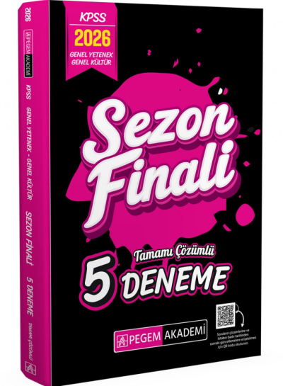 2026 KPSS Genel Yetenek Genel Kültür Sezon Finali Tamamı Çözümlü 5 Deneme Pegem Yayınları SegaCopy Fotokopi Merkezi