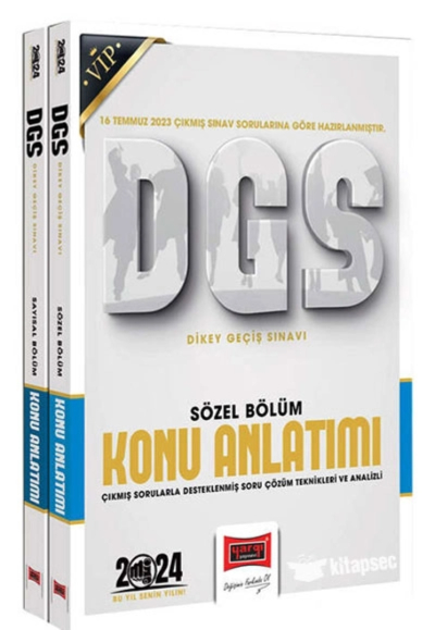 2024 DGS Vip Sayısal-Sözel Yetenek Konu Anlatımı (2 Cilt)
