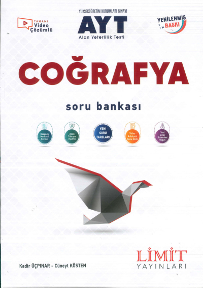 AYT Coğrafya Soru Bankası Limit Yayınları