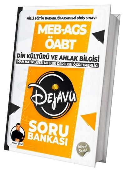 2025 ÖABT Din Kültürü ve Ahlak Bilgisi Dejavu Soru Bankası TKM Akademi SegaCopy Fotokopi Merkezi