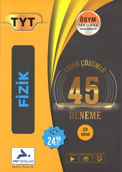 TYT Fizik Video Çözümlü 45 Deneme SegaCopy Fotokopi Merkezi