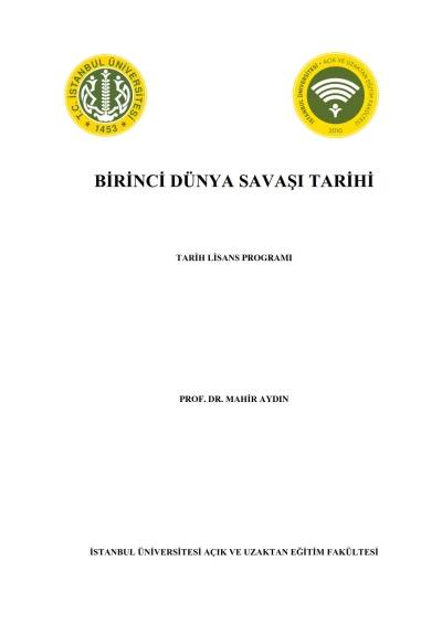 Birinci Dünya Savaşı Tarihi SegaCopy Fotokopi Merkezi