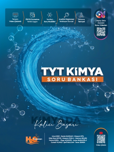 TYT Kimya Soru Bankası H2O Yayınları