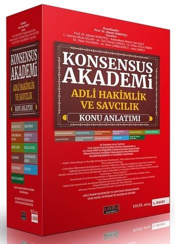 Savaş 2024 KONSENSUS Akademi Adli Hakimlik ve Savcılık Konu Anlatımı Modüler Set 5. Baskı - Ahmet Nohutçu Savaş Yayınları