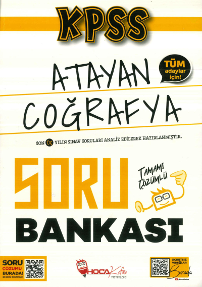 ATAYAN COĞRAFYA TAMAMI ÇÖZÜMLÜ SORU BANKASI SegaCopy Fotokopi Merkezi