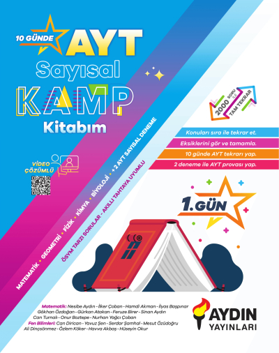 AYT Sayısal Kamp Kitabım Aydın Yayınları SegaCopy Fotokopi Merkezi