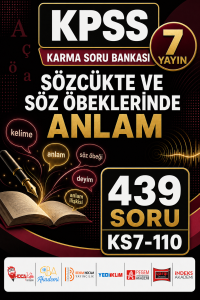 Sözcükte ve Söz Öbeklerinde Anlam 7 Yayın 439 Soru SegaCopy Fotokopi Merkezi