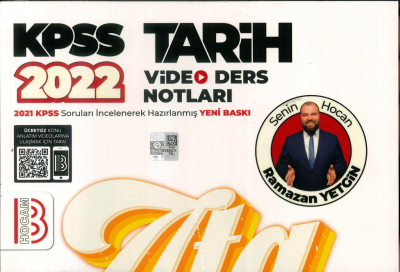 2022 KPSS TARİH VİDEO DERS NOTLARI ATANACAKSIN SegaCopy Fotokopi Merkezi