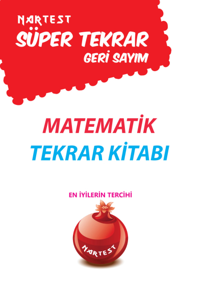 8. Sınıf Matematik Süper Tekrar Kitabı Nartest Yayınları