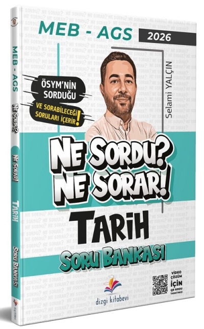 2026 MEB-AGS Tarih Soru Bankası Çözümlü Selami Yalçın Dizgi Kitap SegaCopy Fotokopi Merkezi