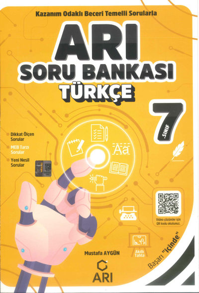 7. Sınıf Türkçe Arı Soru Bankası Arı Yayınları SegaCopy Fotokopi Merkezi