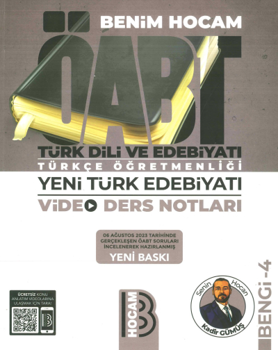 ÖABT TÜRK DİLİ VE EDEBİYATI TÜRKÇE ÖĞRETMENLİĞİ YENİ TÜRK EDEBİYATI VİDEO DERS NOTLARI BENGİ-4