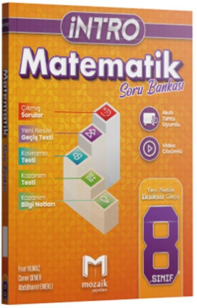 8. Sınıf Matematik İntro Soru Bankası Mozaik Yayınları