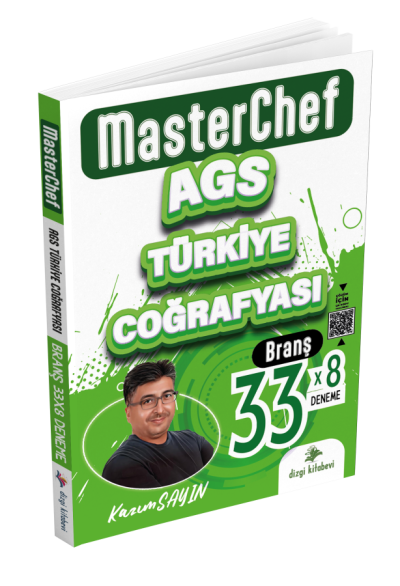 2025 MEB AGS Türkiye Coğrafyası Masterchef 33x8 Deneme Çözümlü Dizgi Kitap SegaCopy Fotokopi Merkezi
