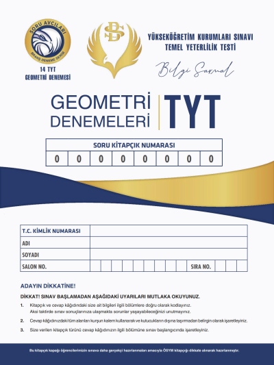 TYT GEOMETRİ DENEMELERİ 14*10 SegaCopy Fotokopi Merkezi
