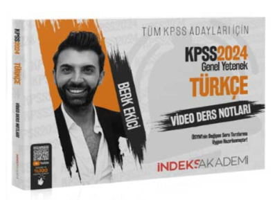 TÜRKÇE VİDEO DERS NOTLARI İNDEKS AKADEMİ BERK EKİCİ SegaCopy Fotokopi Merkezi