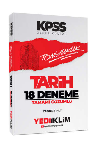 2024 KPSS Tonyukuk Tarih Tamamı Çözümlü 18 Deneme
