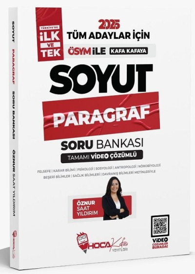 2025 Tüm Adaylar İçin Soyut Paragraf Soru Bankası Video Çözümlü Hoca Kafası Yayınları SegaCopy Fotokopi Merkezi