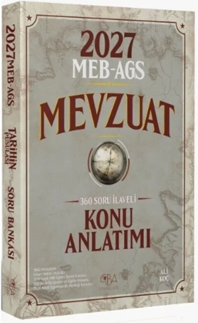 MEB AGS Mevzuat Konu Anlatımı CBA Yayınları SegaCopy Fotokopi Merkezi