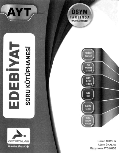 AYT EDEBİYAT SORU KÜTÜPHANESİ SegaCopy Fotokopi Merkezi