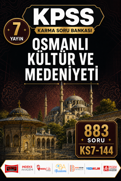 Osmanlı Kültür ve Medeniyeti 7 Yayın 883 Soru SegaCopy Fotokopi Merkezi