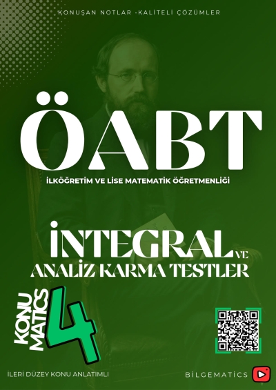 Konumatics 4 ÖABT İntegral ve Analiz Karma Testler Hüseyin Hoca SegaCopy Fotokopi Merkezi