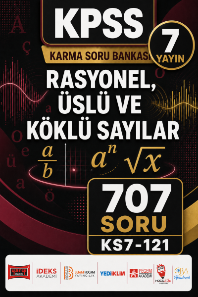 Rasyonel, Üslü ve Köklü Sayılar 7 Yayın 707 Soru SegaCopy Fotokopi Merkezi