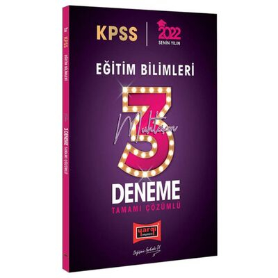 KPSS Eğitim Bilimleri Tamamı Çözümlü Muhteşem 3 Deneme SegaCopy Fotokopi Merkezi