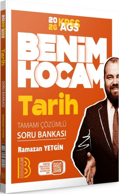 2026 KPSS AGS Tarih Tamamı Çözümlü Soru Bankası Benim Hocam Yayınları SegaCopy Fotokopi Merkezi