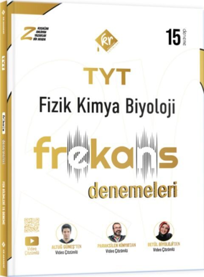 TYT Fizik Kimya Biyoloji FKB 15 li Frekans Denemeleri KR Akademi SegaCopy Fotokopi Merkezi