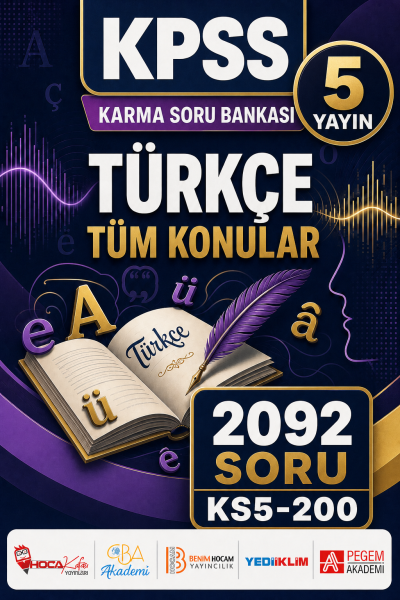 TÜRKÇE TÜM KONULAR 5 Yayın 2092 Soru SegaCopy Fotokopi Merkezi