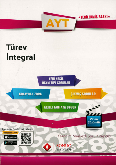 AYT TÜREV İNTEGAL SORU KİTAPÇIĞI SegaCopy Fotokopi Merkezi