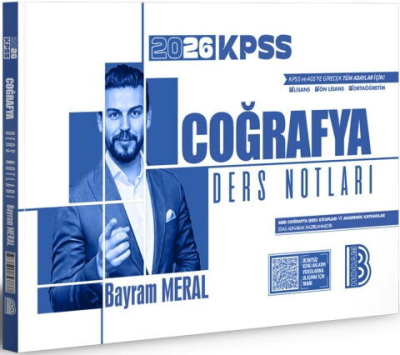 2026 KPSS Coğrafya Ders Notları Benim Hocam Yayınları SegaCopy Fotokopi Merkezi