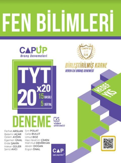 YT Fen Bilimleri 20 x 20 Up Deneme Çap Yayınları SegaCopy Fotokopi Merkezi