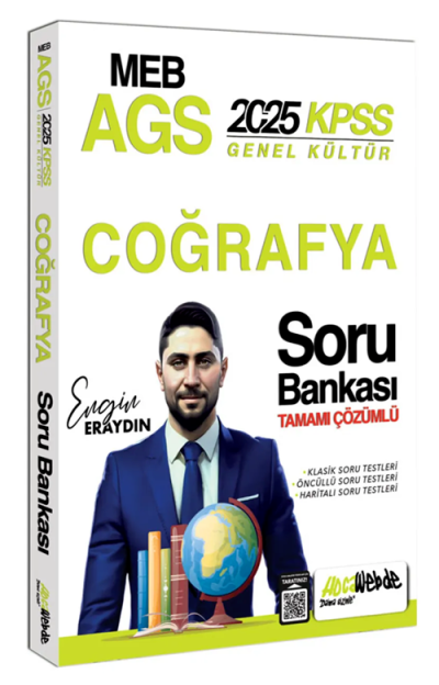 2025 MEB-AGS KPSS Türkiye Coğrafyası Soru Bankası Çözümlü HocaWebde Yayınları SegaCopy Fotokopi Merkezi