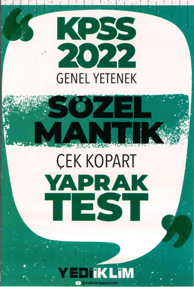 SÖZEL MANTIK ÇEK KOPART YAPRAK TEST SegaCopy Fotokopi Merkezi