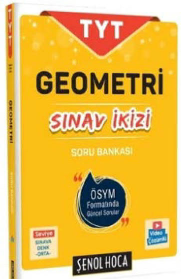 TYT Geometri Sınav İkizi Soru Bankası Şenol Hoca Yayınları SegaCopy Fotokopi Merkezi