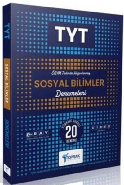TYT Sosyal Bilimler Deneme Kitabı Toprak Yayıncılık SegaCopy Fotokopi Merkezi
