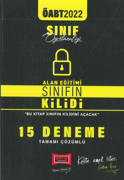 ALAN EĞİTİMİ SINIFIN KİLİDİ 15 DENEME TAMAMI ÇÖZÜMLÜ SegaCopy Fotokopi Merkezi