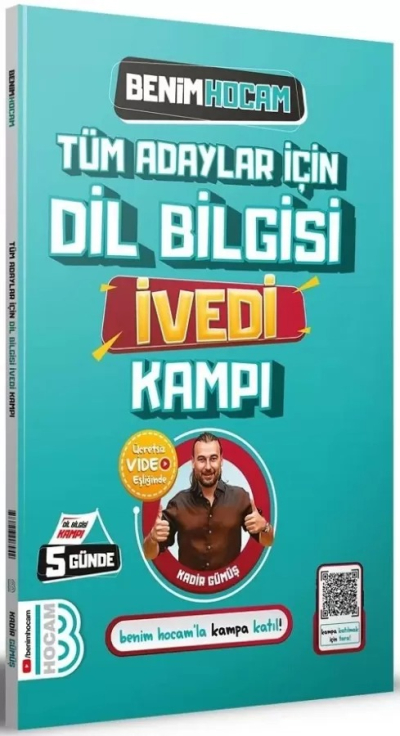 Tüm Adaylar İçin Dil Bilgisi İvedi Kampı Benim Hocam Yayınları SegaCopy Fotokopi Merkezi