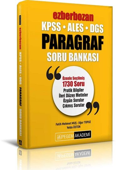 EZBERBOZAN PARAGRAF 1730 SORU SegaCopy Fotokopi Merkezi