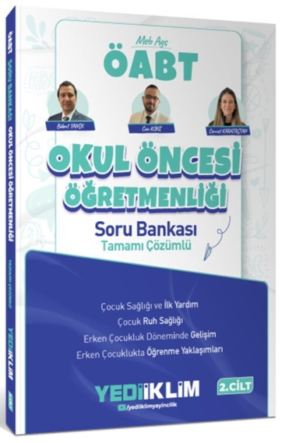 MEB AGS ÖABT Okul Öncesi Öğretmenliği Tamamı Çözümlü Soru Bankası Cilt 2 Yediiklim Yayınları SegaCopy Fotokopi Merkezi