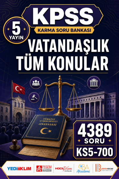 VATANDAŞLIK TÜM KONULAR 5 Yayın 4389 Soru SegaCopy Fotokopi Merkezi