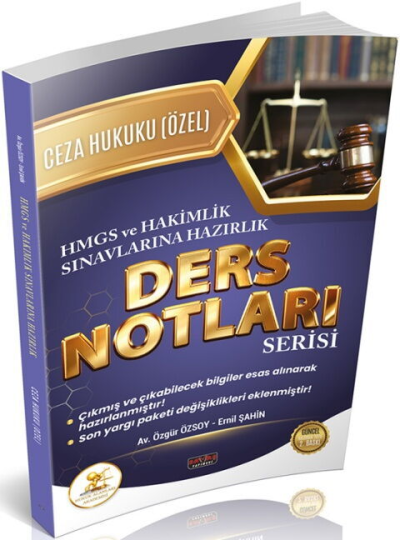 HUKAL HMGS HAKİMLİK Ceza Hukuku Özel Hükümler Ders Notları Savaş Yayınları SegaCopy Fotokopi Merkezi