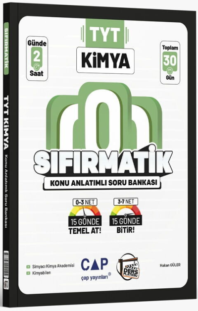YKS TYT Kimya Sıfırmatik Konu Anlatımlı Soru Bankası Ders Platosu SegaCopy Fotokopi Merkezi