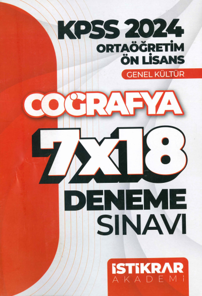 COĞRAFYA 7*18 DENEME SINAVI