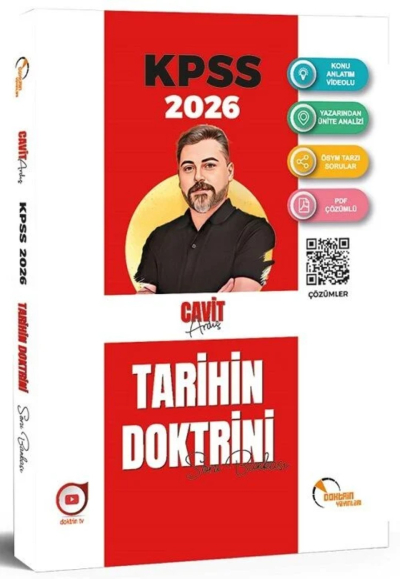 Doktrin 2026 KPSS Tarihin Doktrini Soru Bankası Çözümlü - Cavit Ardıç Doktrin Yayınları