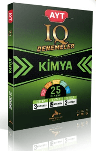 AYT IQ Kimya 25 Branş Denemesi PRF Paraf Yayınları SegaCopy Fotokopi Merkezi