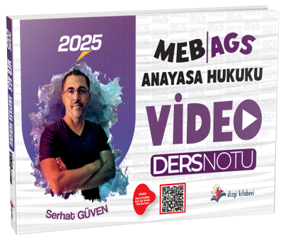 2025 MEB AGS Anayasa Hukuku Video Ders Notu Dizgi Kitap