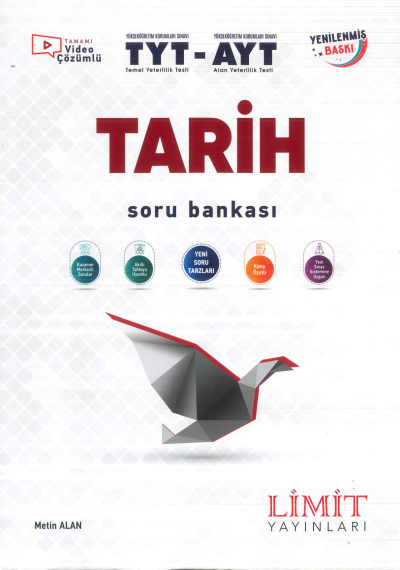 TYT AYT Tarih Soru Bankası Limit Yayınları SegaCopy Fotokopi Merkezi